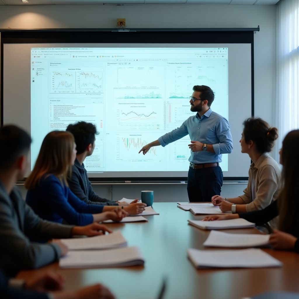 Sesión práctica de análisis financiero del sector